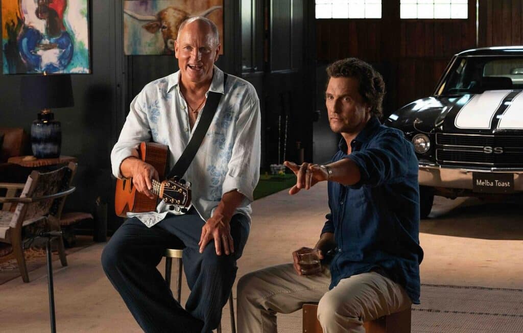 Matthew McConaughey és Woody Harrelson tényleg testvérek lehetnek? A teljes történet Matthew McConaughey és Woody Harrelson a Brothers című Apple TV-sorozatban