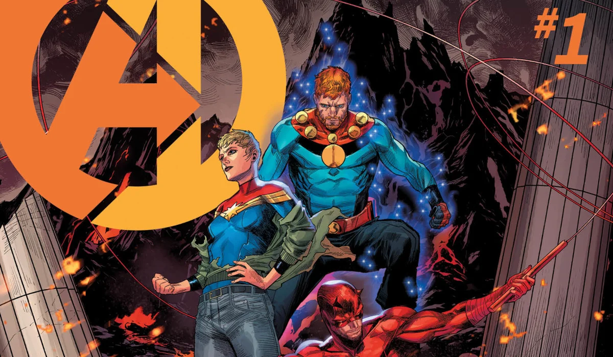 Az új Miracleman Marvel Kapitánnyal és Pókemberrel egy Avengers-borító részletén