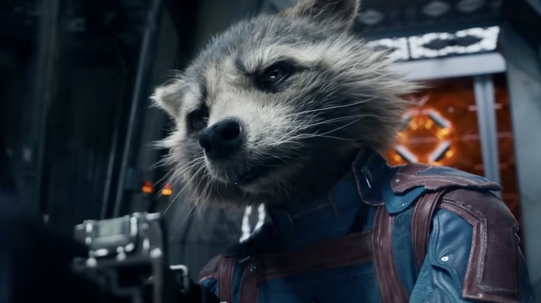 Rocket közelről A galaxis őrzői 3 című Marvel-filmben