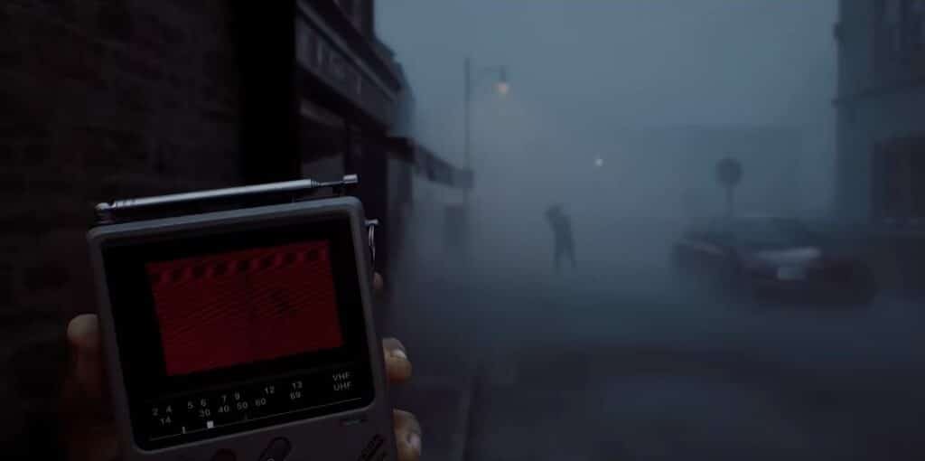 Rádió és ködös utca a Silent Hill: Townfall horrorjátékban