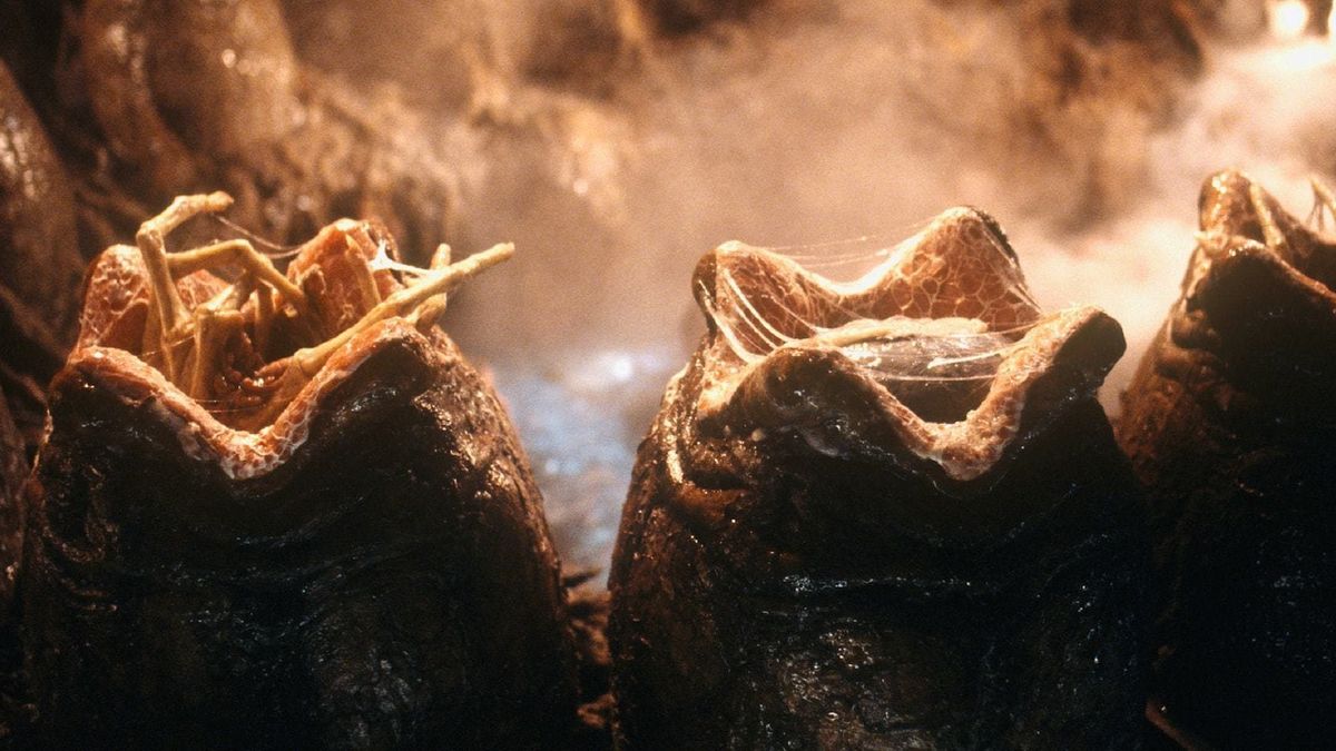 Az Alien-tojásból előbújó arctámadó