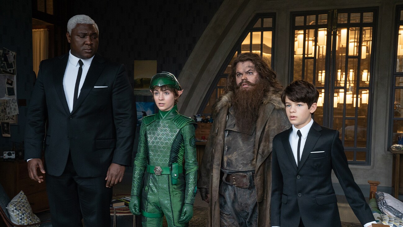 Artemis Fowl és társai a Disney 2020-as filmjének egyik jelenetében