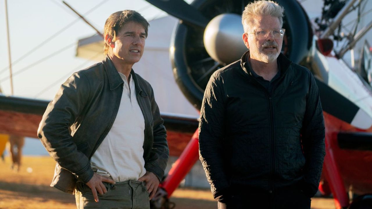 Christopher McQuarrie rendező a Mission: Impossible – A végső leszámolás forgatásán