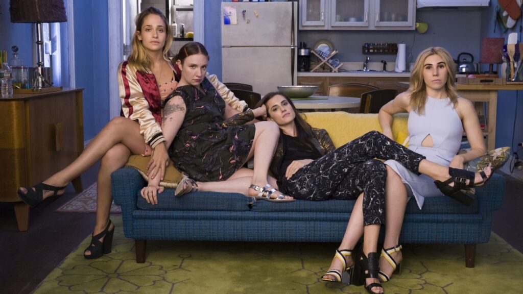 A Csajok tíz év után visszatér – most derül ki, hová vezetett a nagybetűs felnőttélet A Csajok négy főszereplője, Lena Dunham, Allison Williams, Jemima Kirke és Zosia Mamet
