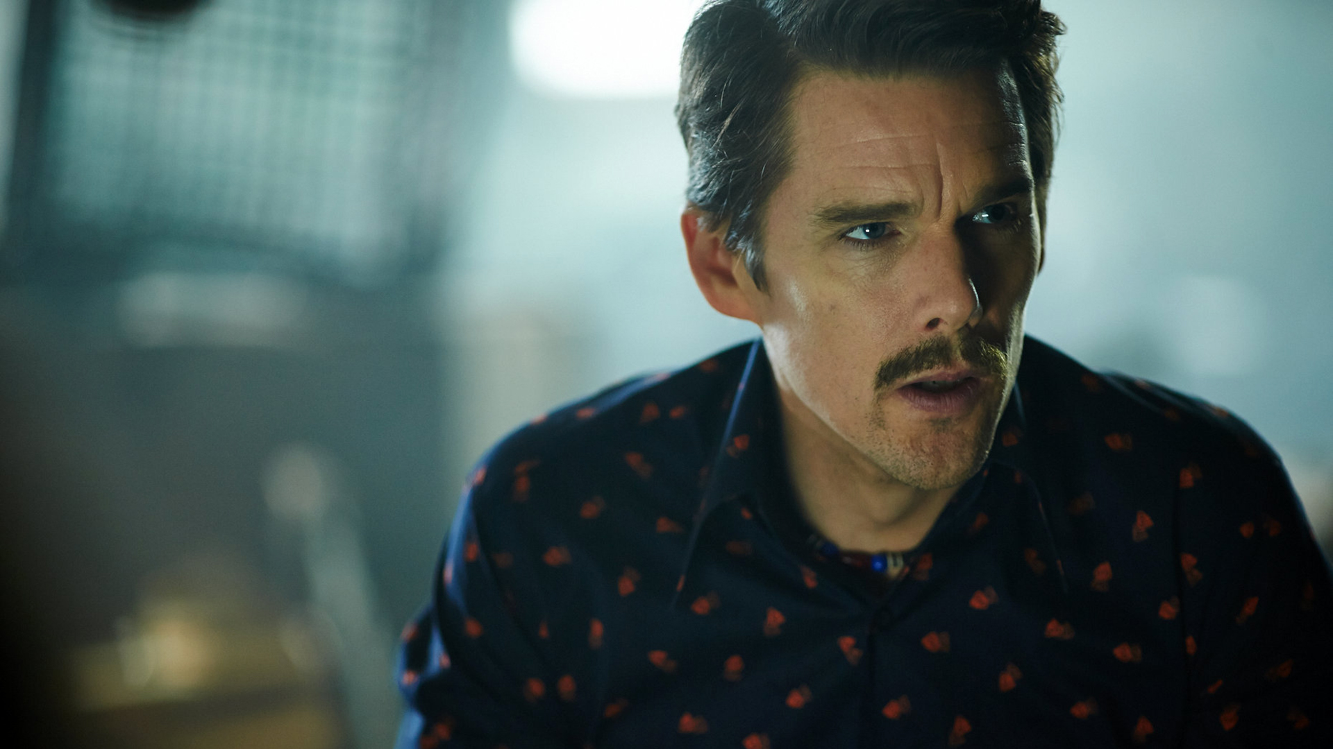 Ethan Hawke az Időhurok (Predestination) egyik jelenetében