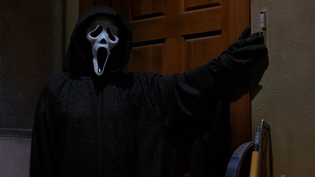 Ghostface a Sikoly című film nyitójelenetében
